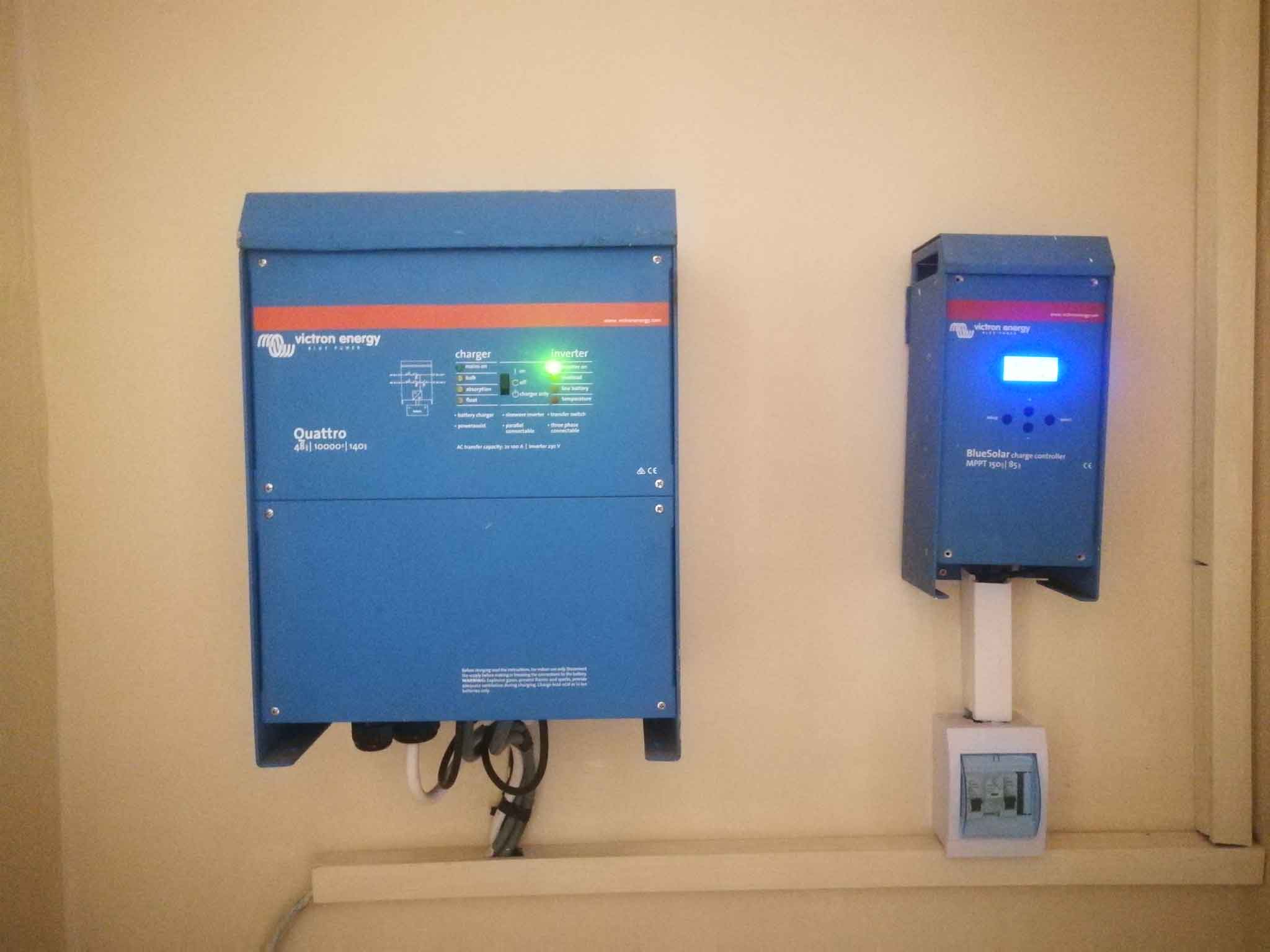 10kVA Victron solar system installation with battery backup