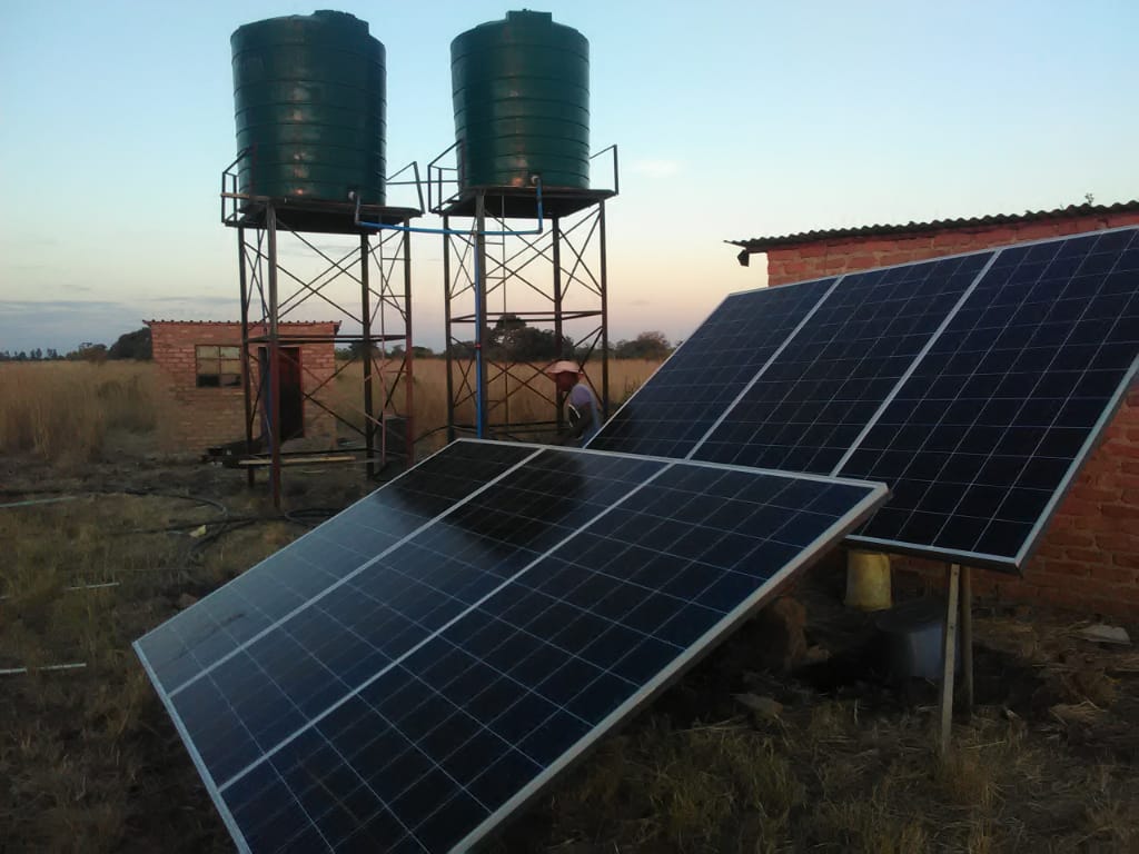 Off-grid solar power system for rural home